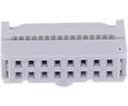 IDC Connector, Right Angle, Socket, White, 1A, Contacts - 16